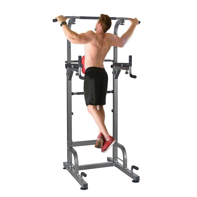 Relifesports 2025 Power Tower Dip Station Pull-Up Push-Up Station Multi-Function Home Gym Strength Training Fitness Equipment 450LBS