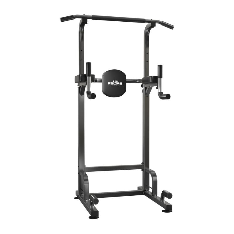 Relifesports 2025 Power Tower Dip Station Pull-Up Push-Up Station Multi-Function Home Gym Strength Training Fitness Equipment 450LBS