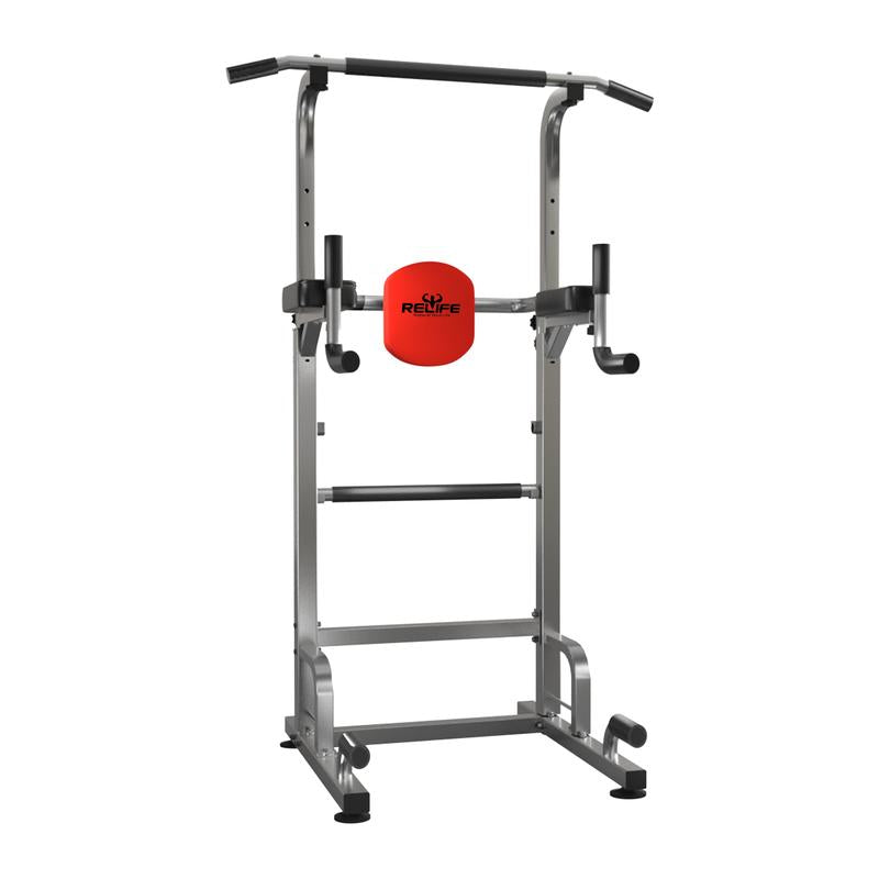 Relifesports 2025 Power Tower Dip Station Pull-Up Push-Up Station Multi-Function Home Gym Strength Training Fitness Equipment 450LBS
