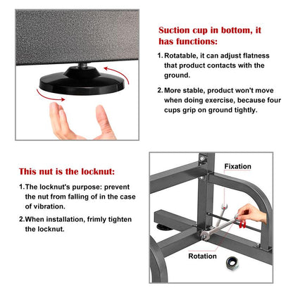 Relifesports 2025 Power Tower Dip Station Pull-Up Push-Up Station Multi-Function Home Gym Strength Training Fitness Equipment 450LBS